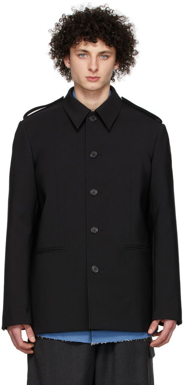 Srajce We11done We11done Regular Collar Jacket Črna | WD-JK1-22-084-M-BK, 0