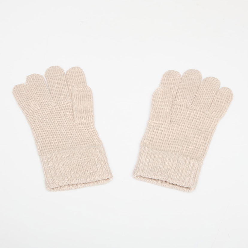Rokavice CALVIN KLEIN Calvin Klein Patch Wool Knitted Gloves Bež | LV14D8031G RMU