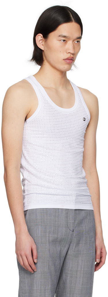 Majica brez rokavov Coperni Coperni Appliqué Tank Top Bela | COPJS12855MEN, 1