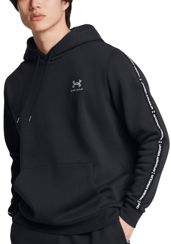 Pulover Under Armour UA Icon Fleece HD Taping Hoodie Črna | 1389356-001