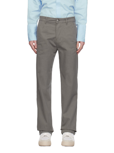 Hlače AMI Creased Trousers Siva | HTR005.CO0051