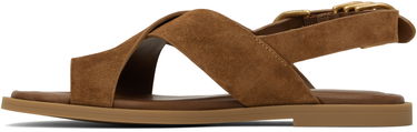 Modni dodatki rag & bone rag & bone Gia Suede Crossover Sandals Rjava | WFF25SF1004SU04, 2