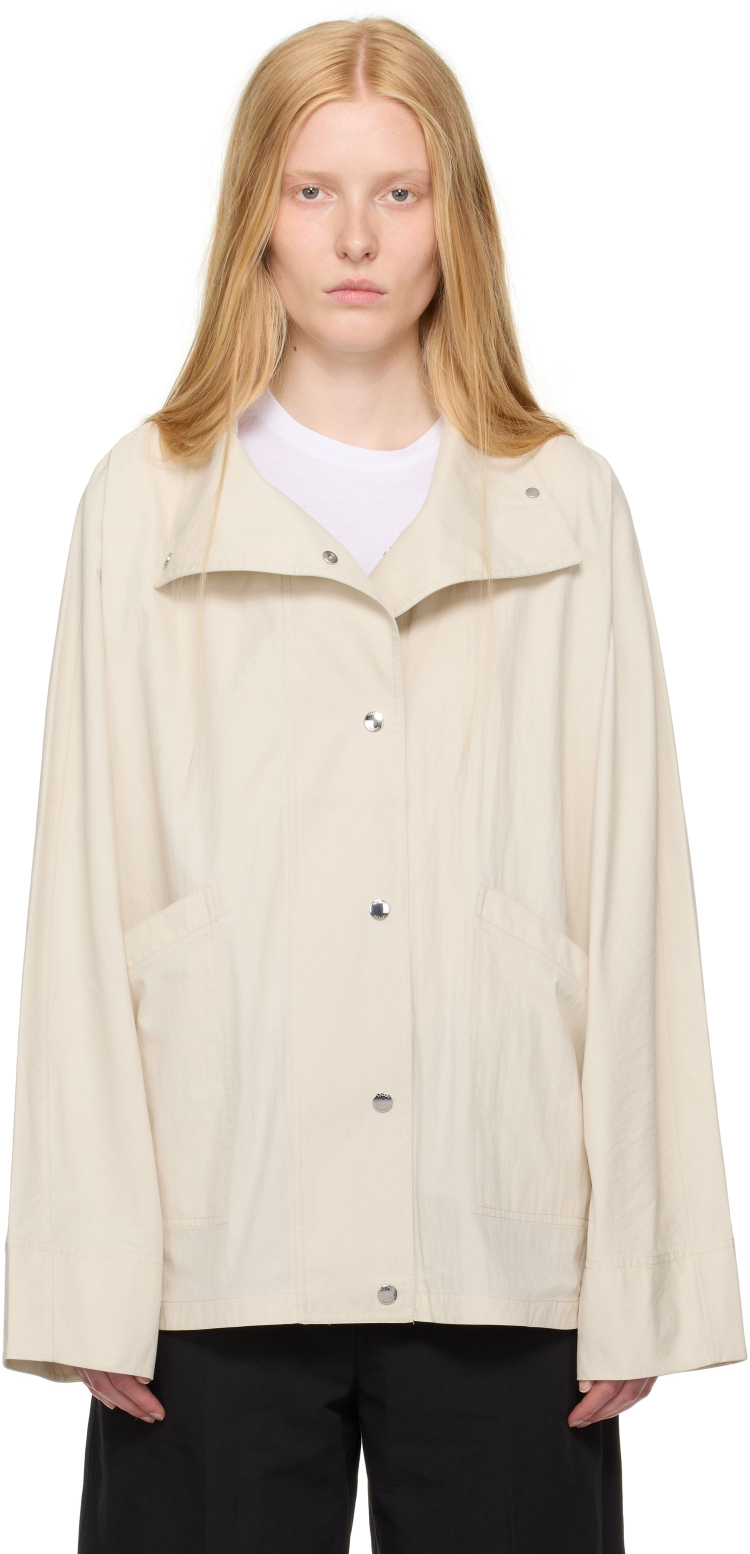 Jakna TOTEME TOTEME Summer Parachute Jacket Bež | 253-WRO0222-FB0427, 0