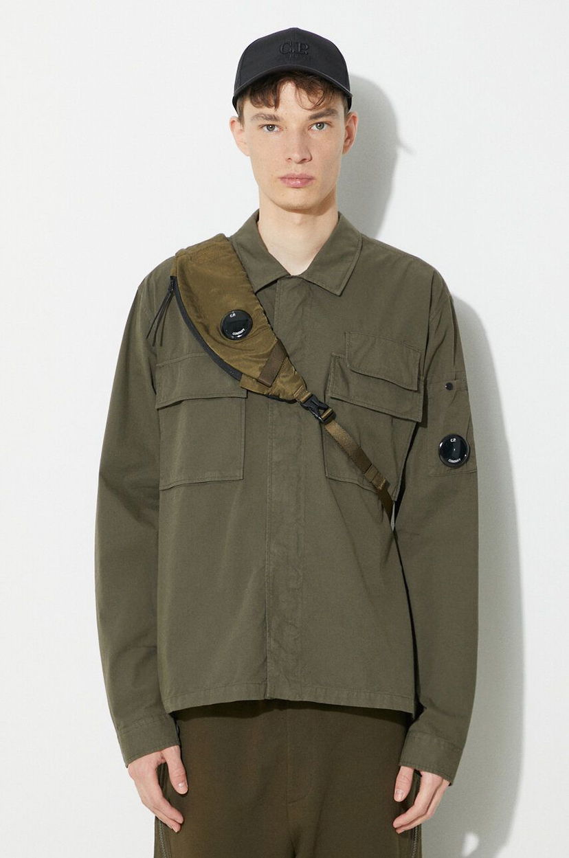 Srajce C.P. Company Shirt Regular Zelena | 16CMSH121A002824G