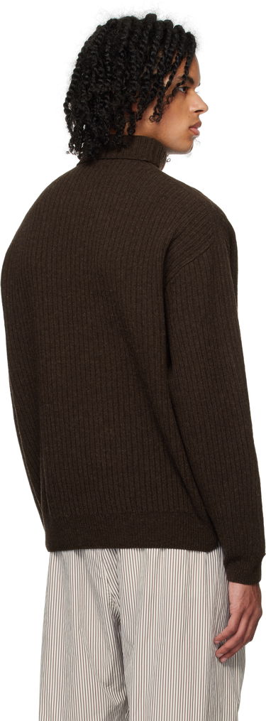 Pleteni pulover LEMAIRE Lemaire Felted Turtleneck Sweater Rjava | TO1264 LK1027, 2