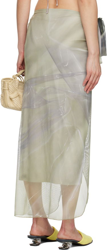 Krila Serapis Draped Tarp Malong Maxi Skirt Večbarvna | SS25_PS_1, 2