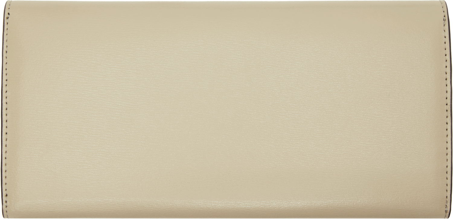 Denarnica TOTEME TOTEME T-Lock Leather Wallet Bež | 251-WAM0041-LE0025, 1