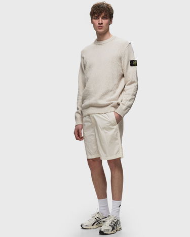 Pleteni pulover Stone Island Patch Crewneck Bež | 8015562B1.V0091, 1