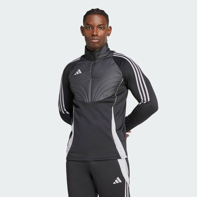 Pulover adidas Performance Winterized Quarter-Zip Training Top Črna | IM9966