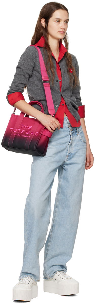 Tote bag Marc Jacobs Marc Jacobs 'The' Ombré Coated Canvas Small Tote Roza | 2P4HTT051H03, 3