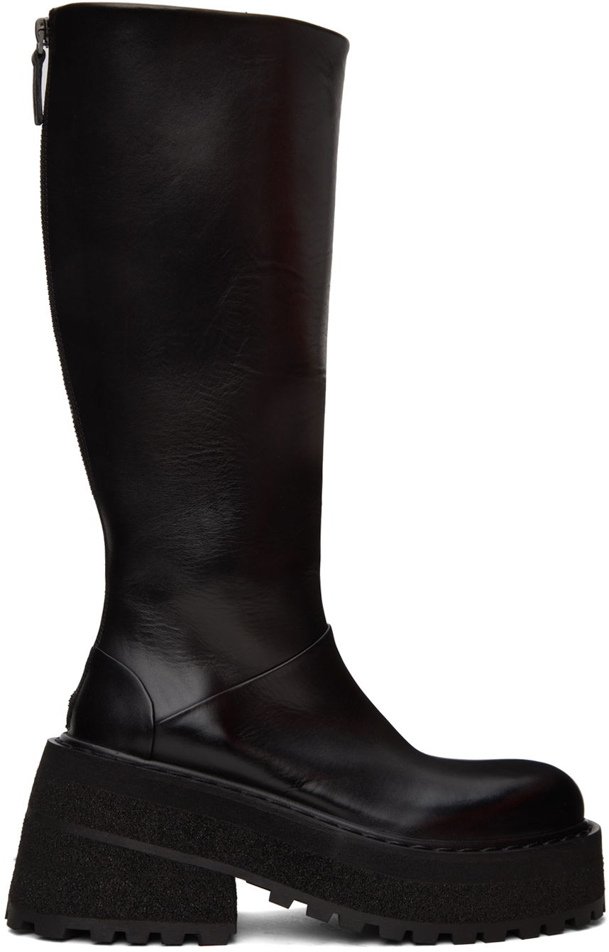 Oblačila Marsèll Marsèll Carretta Platform Boots Črna | MW6024 118, 0