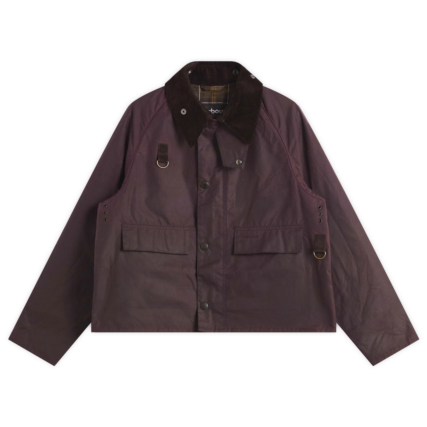 Jakna Barbour Men's Spey Wax Jacket Size Large Bordo | MWX1212RE91, 1