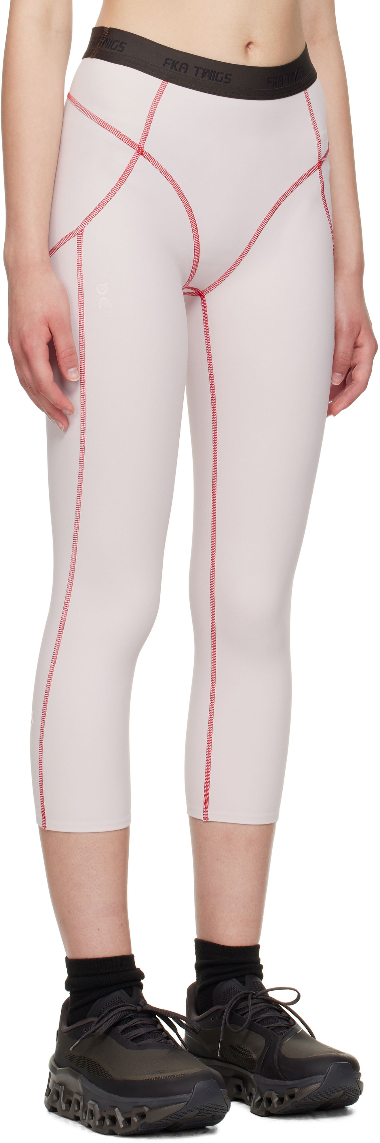 Pajkice On Running FKA twigs Edition Studio Sport Cropped Leggings Roza | 1WF11690710, 1