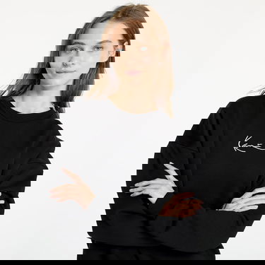 Pulover Karl Kani Small Signature Essential OS Crew Black Črna | KW-CR021-001-01, 3