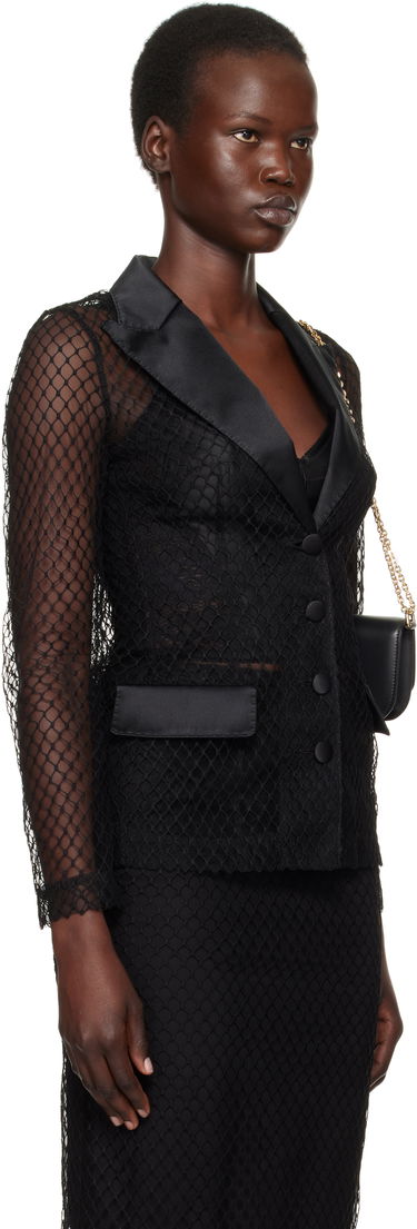 Torbica Dolce & Gabbana 'Dolce' Mesh Tuxedo Jacket Črna | F27BUT HLM83, 1