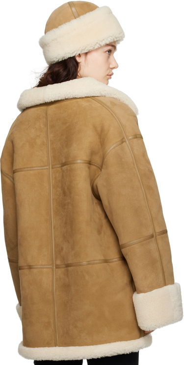 Puhovka TOTEME TOTEME Signature Shearling Jacket Rjava | 251-WRO876-LE0107, 2