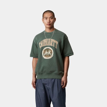 Pleteni pulover Carhartt WIP Carhartt WIP Library Short Sleeve Sweatshirt Zelena | I034727_9, 0