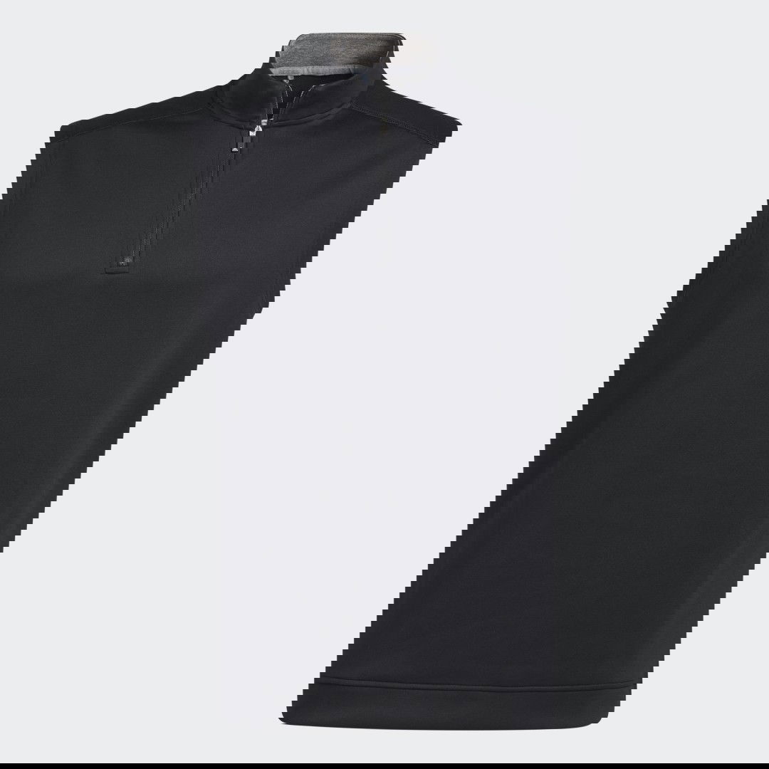 Telovnik adidas Originals Club Quarter-Zip Vest Črna | GH7080, 0