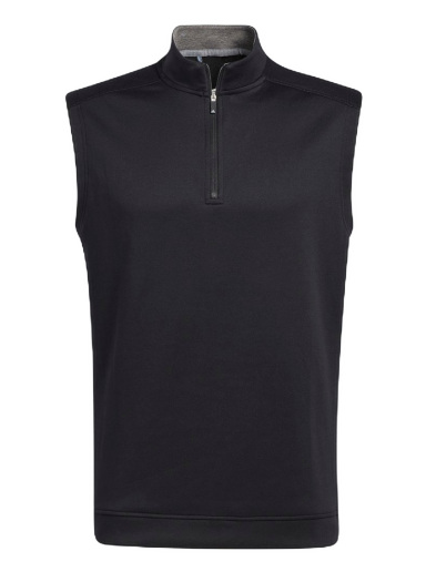 Telovnik adidas Originals Club Quarter-Zip Vest Črna | GH7080