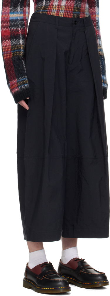 Hlače YMC YMC Deadbeat Pleated Trousers Mornarica | Q4XMD, 1