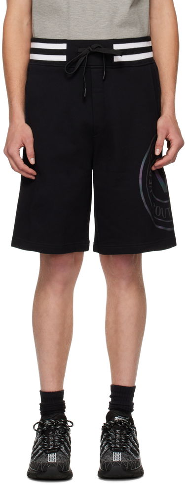 Kratke hlače Versace V-Emblem Shorts Črna | E73GADG01 ECF00G, 0