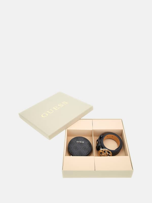Gadget GUESS 4G Logo Box Set Črna | GFBOXWP4101