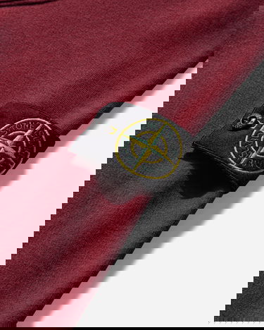 Pulover Stone Island Garment Dyed Crewneck Sweatshirt Bordo | K2S15-6100028-S0A20 V0012, 4