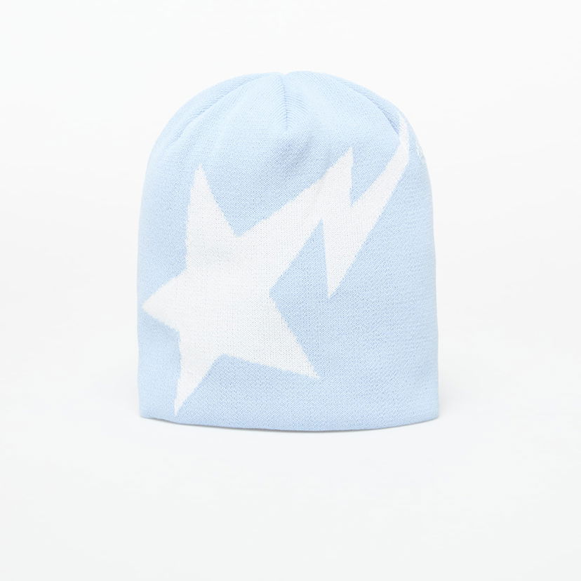 Beanie BAPE A BATHING APE Sta Knit Cap Modra | 001HTL301004MSAX