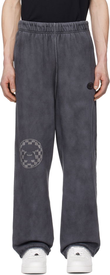 Trenirka AAPE by A Bathing Ape AAPE by A Bathing Ape AAPE Main Reversible Sweatpants Siva | AAPPTMB645XXNBKL, 0