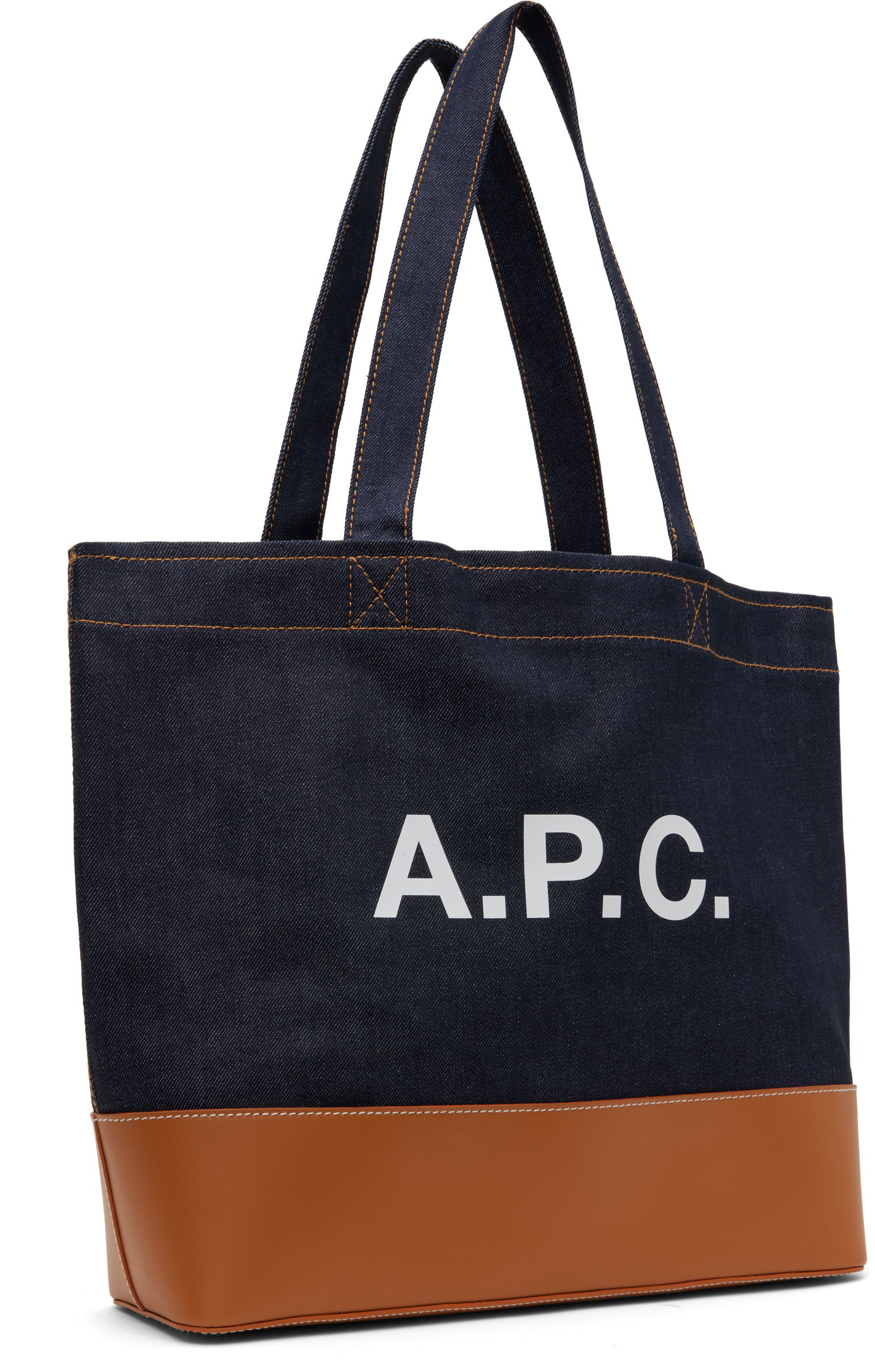 Tote bag A.P.C. A.P.C. Axel E/W Denim Tote Modra | CODDP-M61917, 1