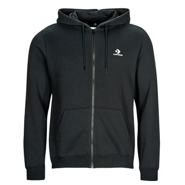 Pulover Converse GO-TO EMBROIDERED STAR CHEVRON FULL-ZIP HOODIE Črna | 10024511-A01, 0