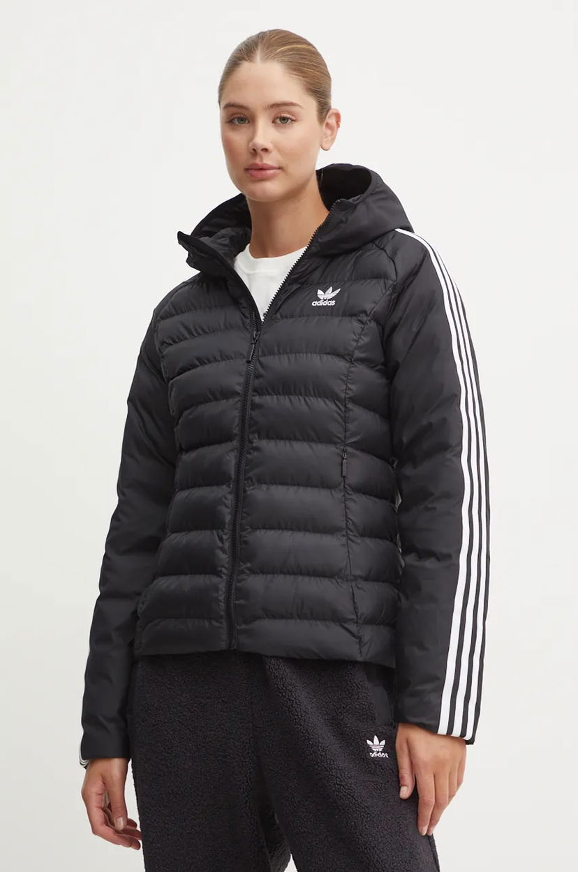 Puhovka adidas Originals adidas Originals Hooded Puffer Jacket Črna | IW5849