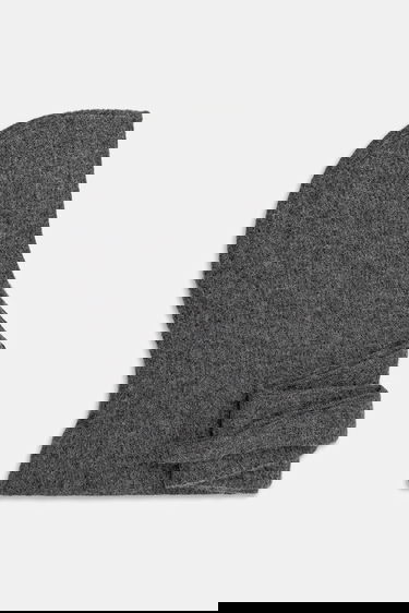 Klobuk GANNI Soft Wool Balaclava Siva | A6475, 0
