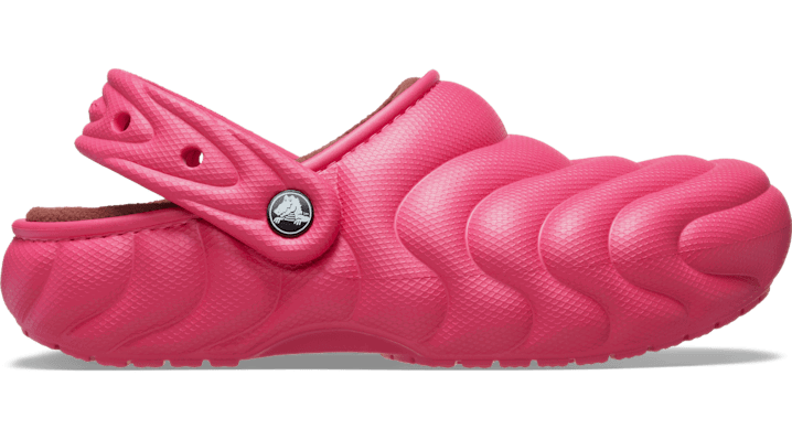 Superge in čevlji Crocs Classic Lined Overpuff Clogs Roza | 210059-6ZQ