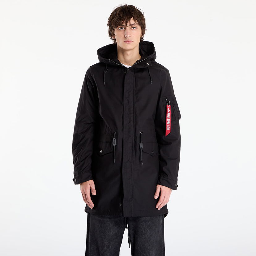 Parka Alpha Industries Jacket Studio M-51 Fishtail Backprint (2in1) Črna | 258112-03