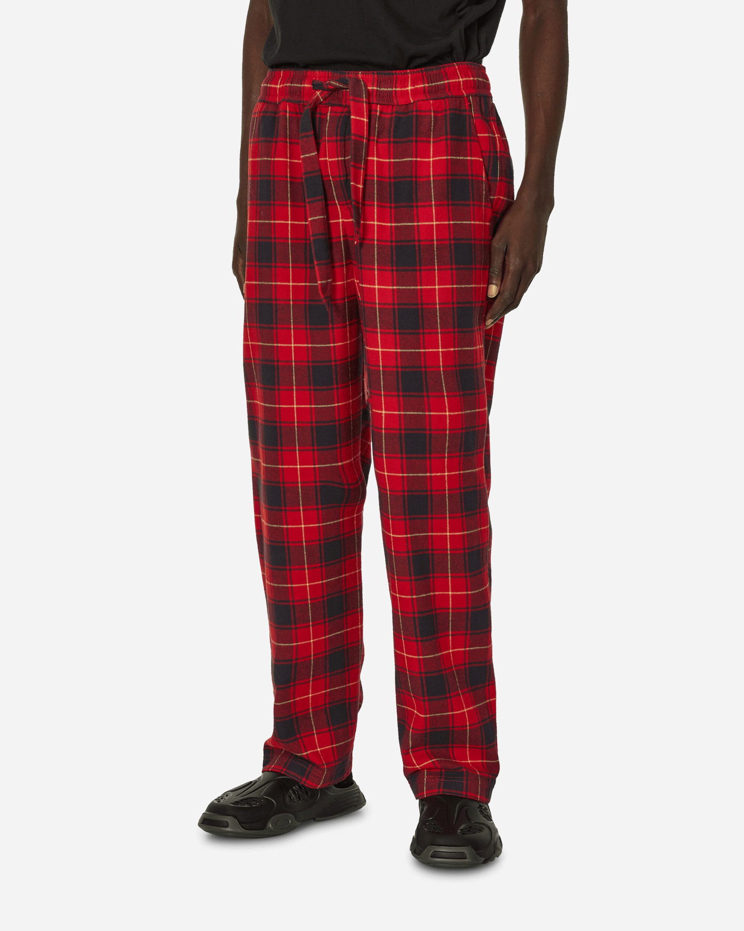 Pižame TEKLA Flannel Plaid Pijamas Pants Rdeča | SWP-REPL REPL, 0