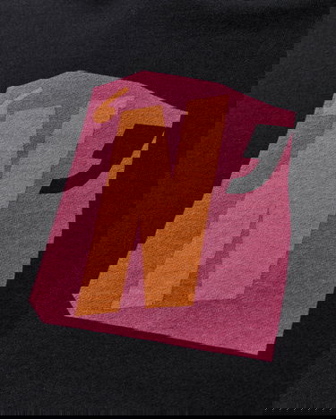 Pulover Neighborhood Graphic Print Hoodie Črna | 242UWPGN-CSM01 BK, 3