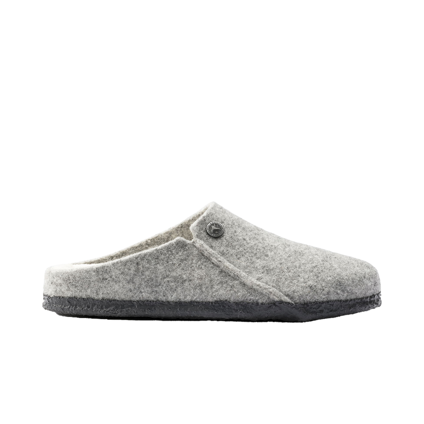 Superge in čevlji Birkenstock Zermatt Shearling Clog Wool Felt Light Gray Siva | 1015092/1015086