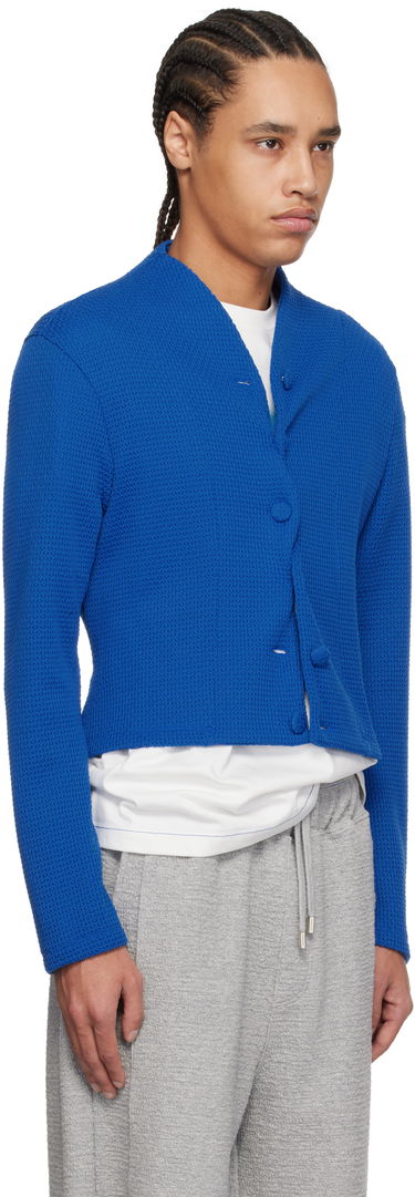 Pleteni pulover ADER ERROR ADER error 62 Cropped Cardigan Modra | BO01SSKT0702BL, 1
