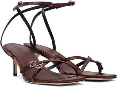 Nega čevljev Aeyde Aeyde Libby Leather Kitten Heel Sandals Bordo | A11-HS-GAIS55TB172-SS25-955-007, 3