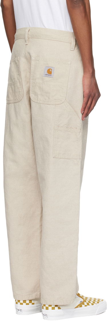 Cargo hlače Carhartt WIP Linen Double Knee Trousers Bež | I033580, 2
