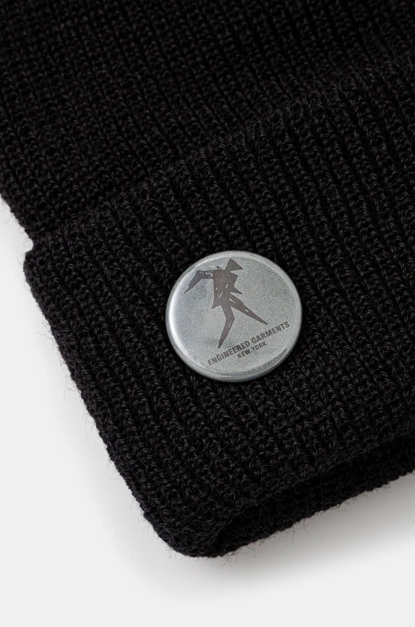 Beanie Engineered Garments Wool Watch Cap Črna | 24F1H037, 1