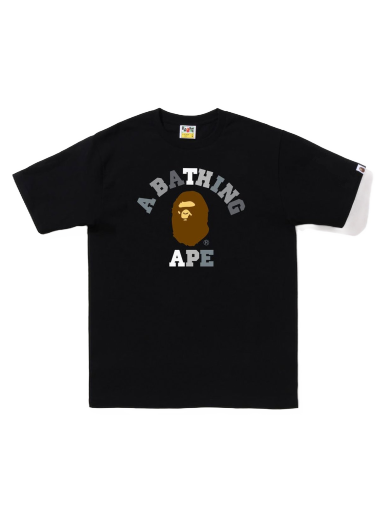 Majica BAPE Colors College Tee Črna | 1I80-110-017
