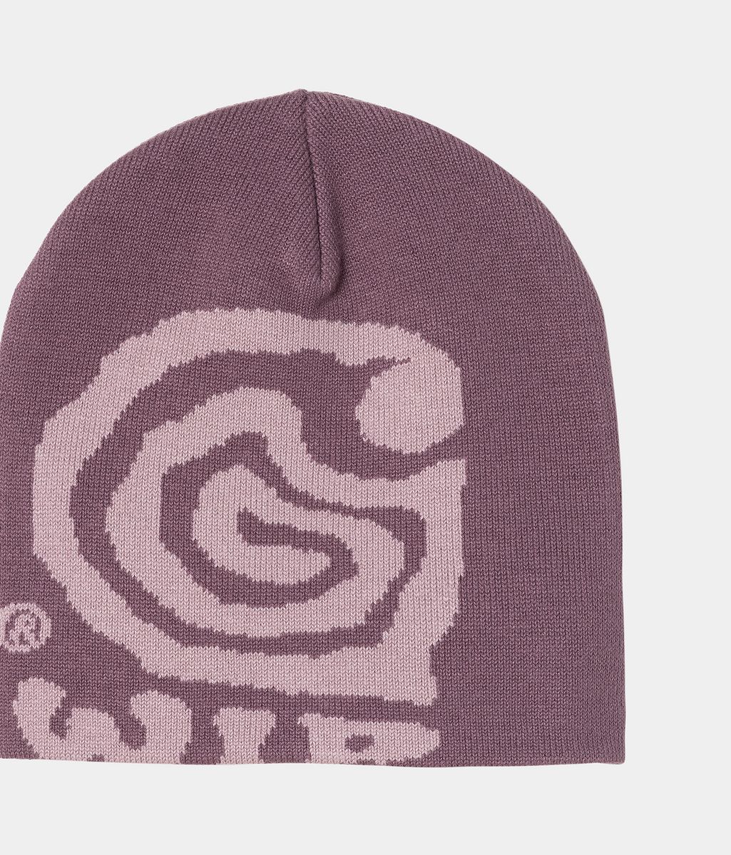 Beanie Carhartt WIP Carhartt WIP Helix Beanie Lila | I035627_4, 0
