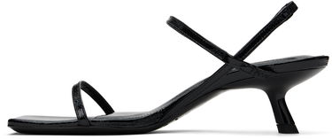 Modni dodatki Anine Bing ANINE BING Hilda Heeled Sandals Črna | A-14-10503-BLK1, 2