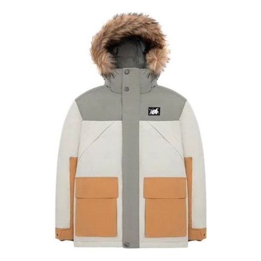 Parka New Balance Color Block  Jacket Bež | NPA4N413-BEI, 0