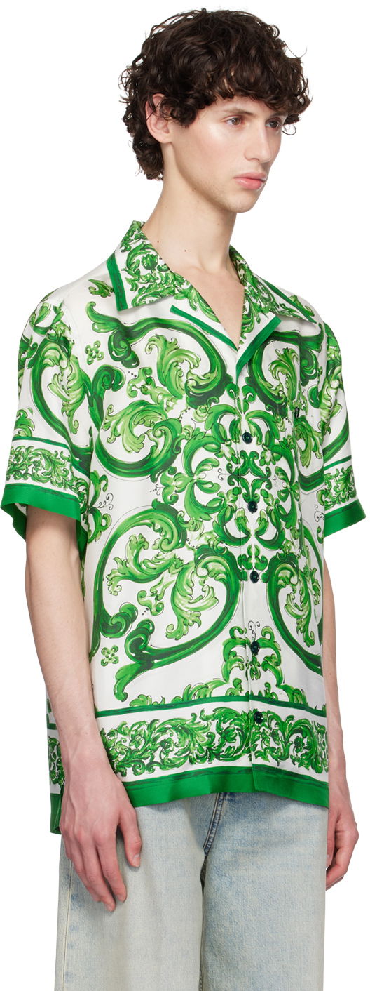 Srajce Dolce & Gabbana Print Shirt Zelena | G5JH9THI1S6, 1