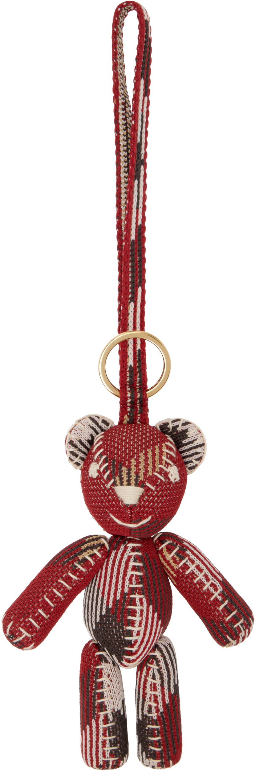 Obeski za ključe Burberry Burberry Thomas Bear Charm Keychain Rdeča | 8103333