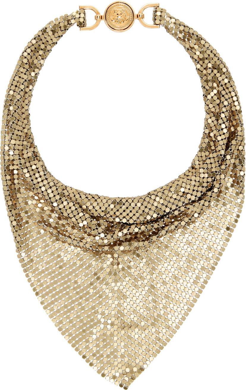 Ogrlica Versace Versace Metal Mesh Bandana Necklace Kovinski | 1020527_1A14865