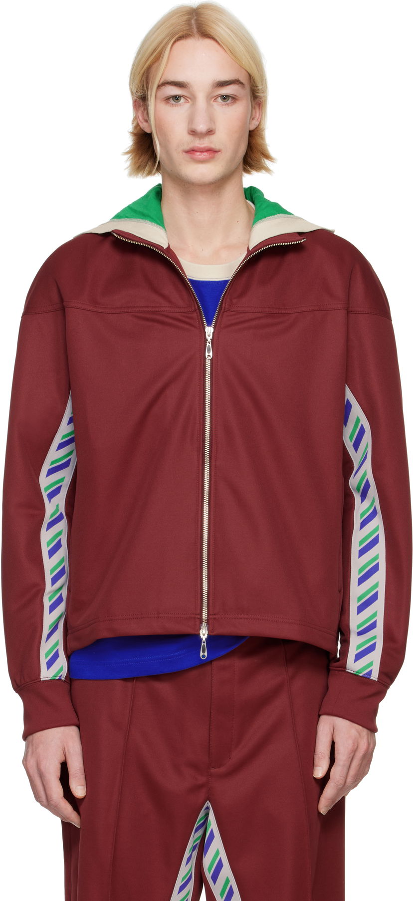 Trenirka Asics Styrax Edition Track Jacket Bordo | 2203A295